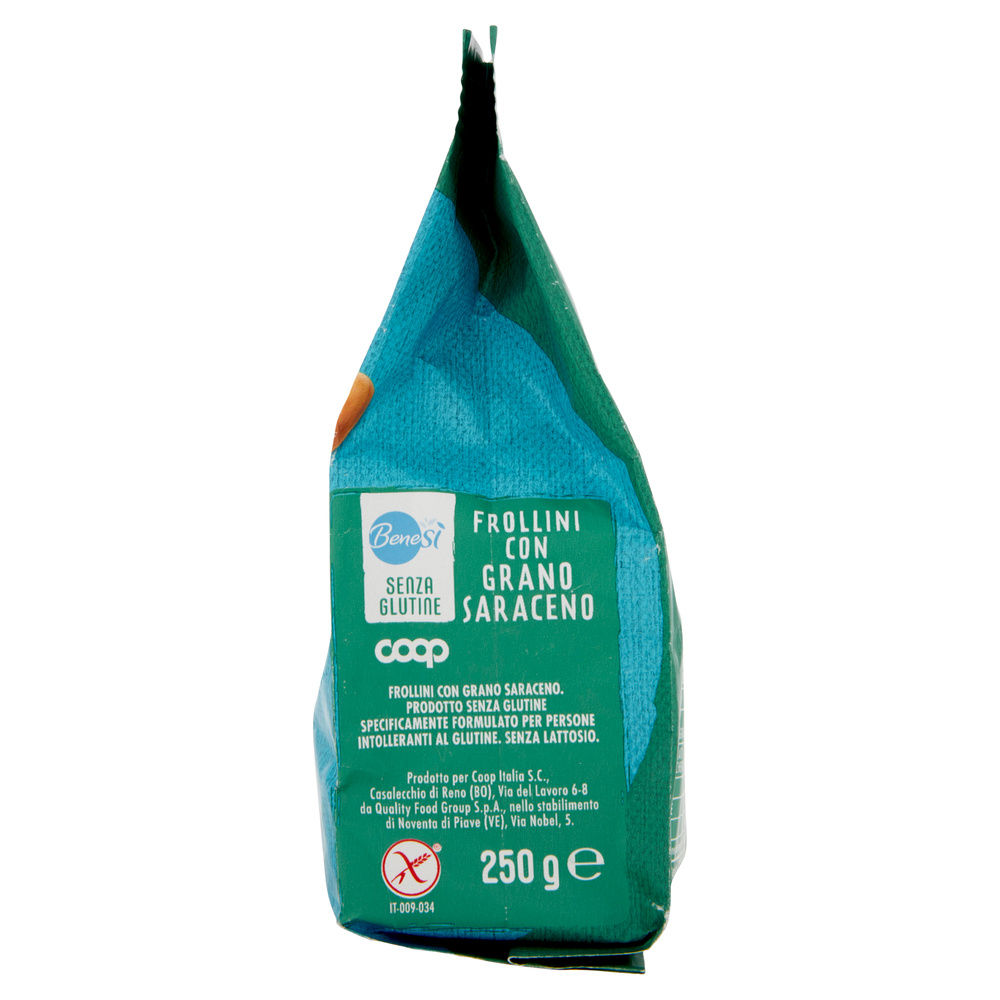 FROLLINO CON GRANO SARACENO S/GLUITINE S/LATTOSIO BENESÌ COOP G250 - 3