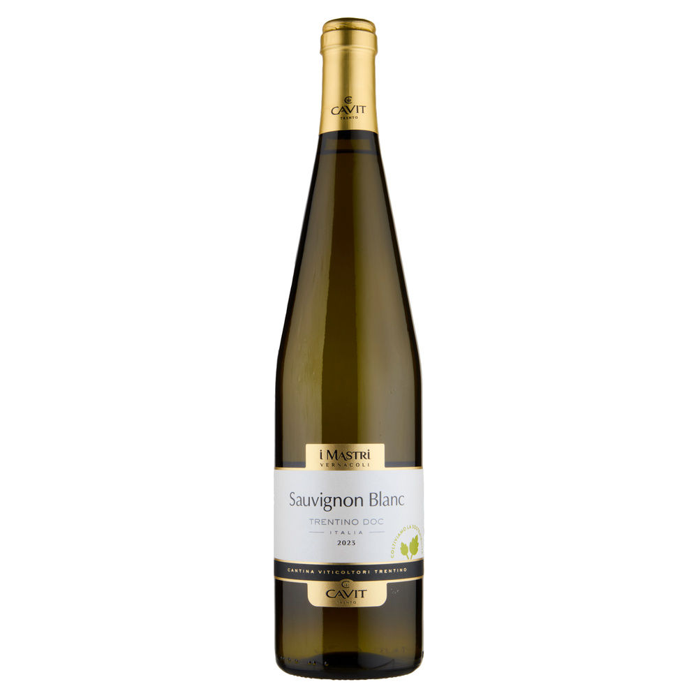 SAUVIGNON BLAN DOC TRENTINO MASTRI VERNACOLI CAVIT ML 750 - 2