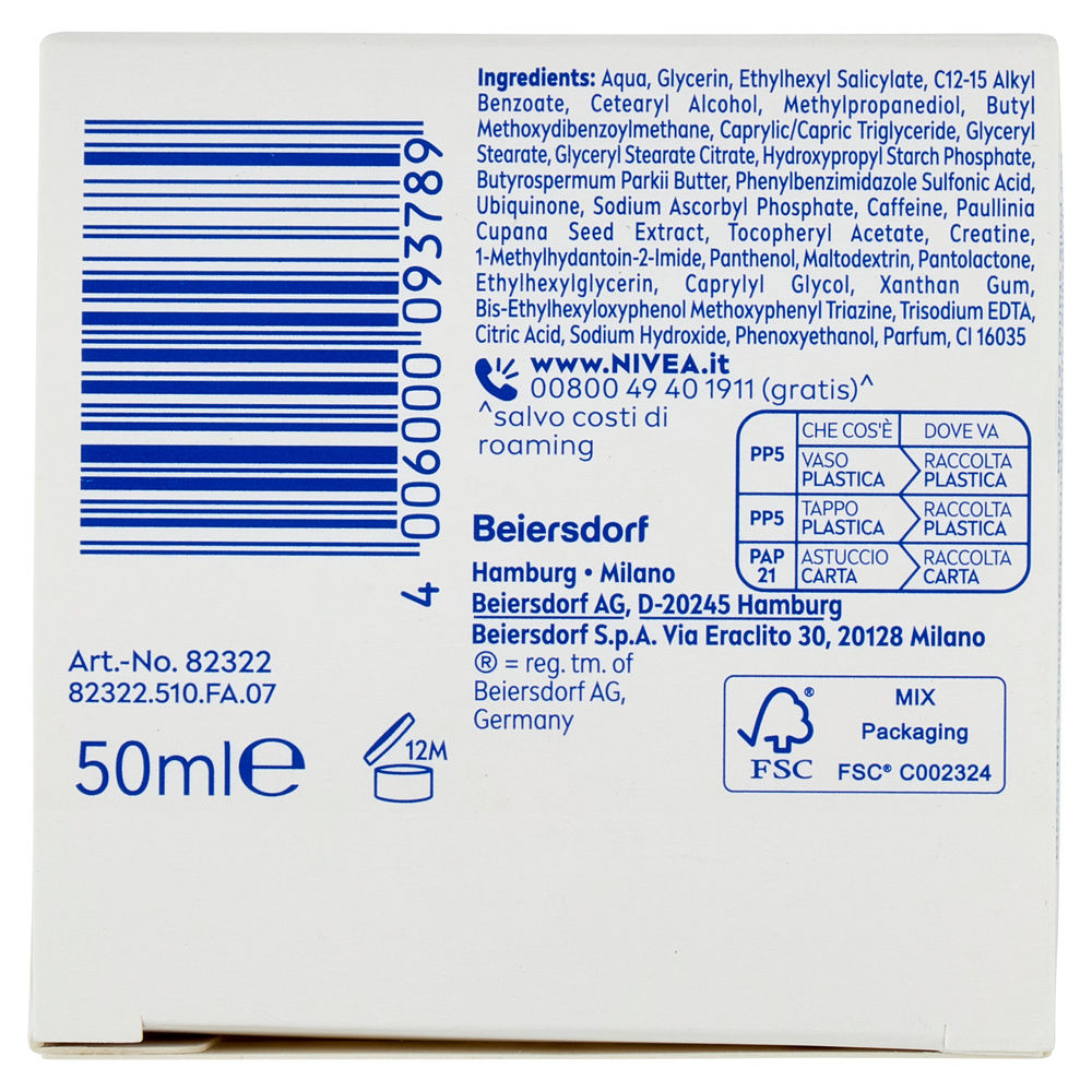 CREMA VISO NIVEA Q10 ENERGY ANTIRUGHE + ENERGIZZANTE GIORNO SPF15 ML 50 - 1