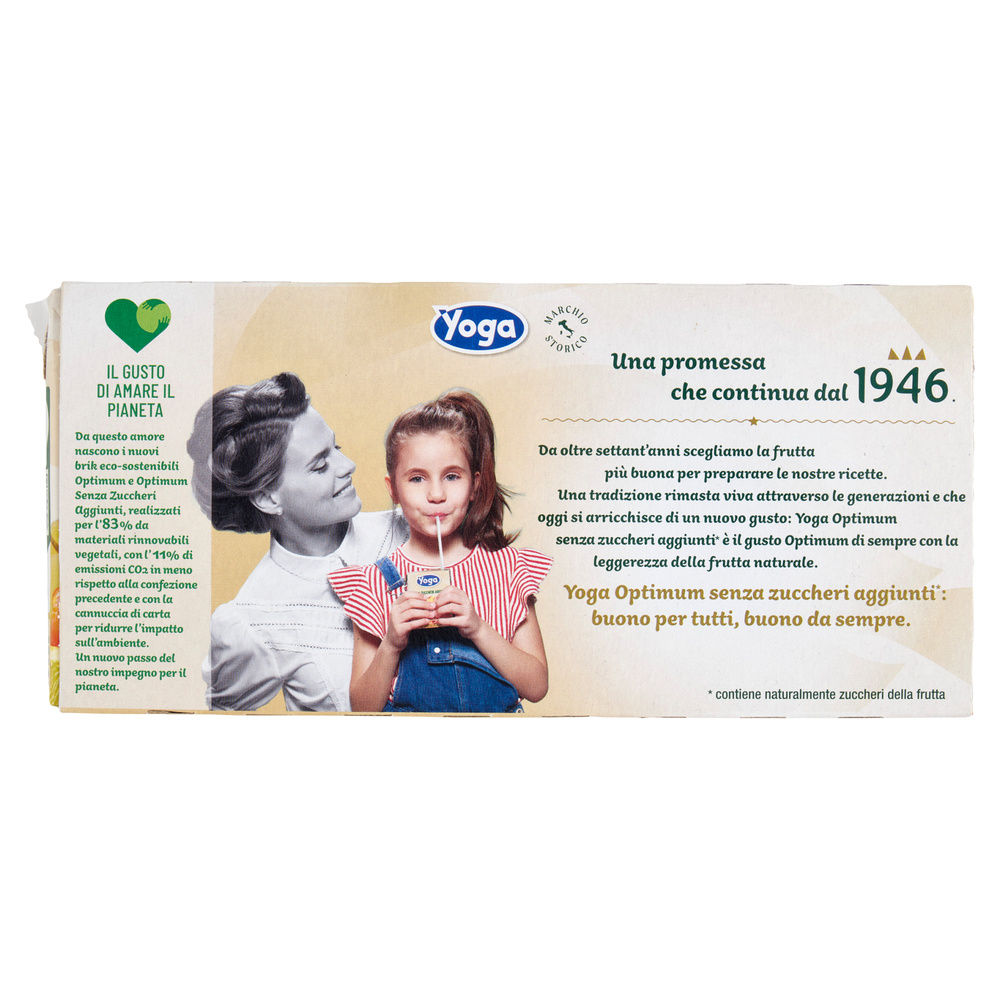 BEVANDA ACE SENZA ZUCCHERO YOGA OPTIMUM CLUSTER BRICK ML 200 X 3 - 5