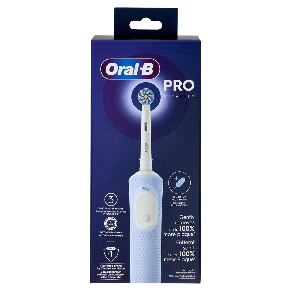 SPAZZOLINO ELETTRICO ORAL-B VITALITY PRO BLUE SENSITIVE PZ.1 - 7
