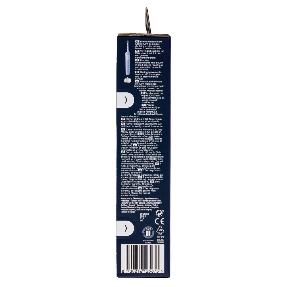 SPAZZOLINO ELETTRICO ORAL-B VITALITY PRO BLUE SENSITIVE PZ.1 - 5