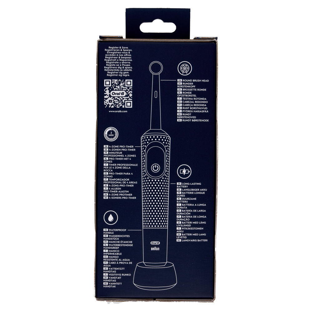 SPAZZOLINO ELETTRICO ORAL-B VITALITY PRO BLUE SENSITIVE PZ.1 - 4