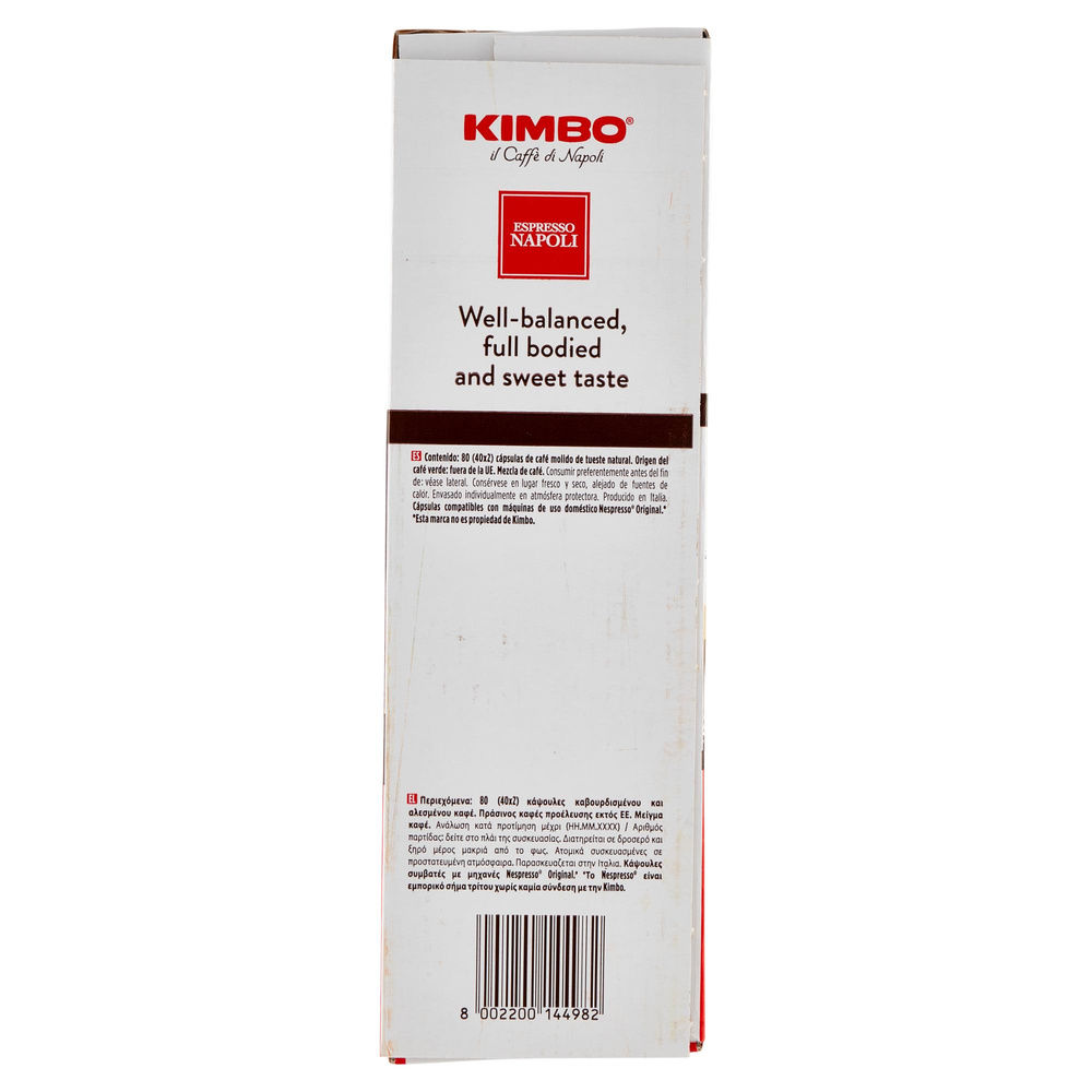 CAPSULE NC NAPOLI KIMBO X80 PZ G 440 - 4