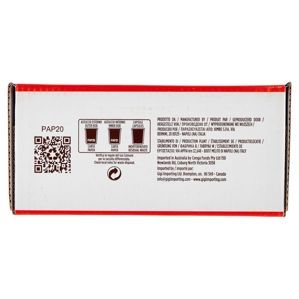 CAPSULE NC NAPOLI KIMBO X80 PZ G 440 - 6