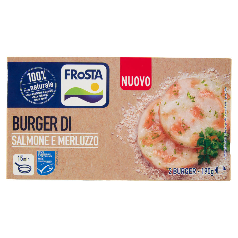 BURGER MERLUZZO & SALMONE FROSTA G 190 - 6