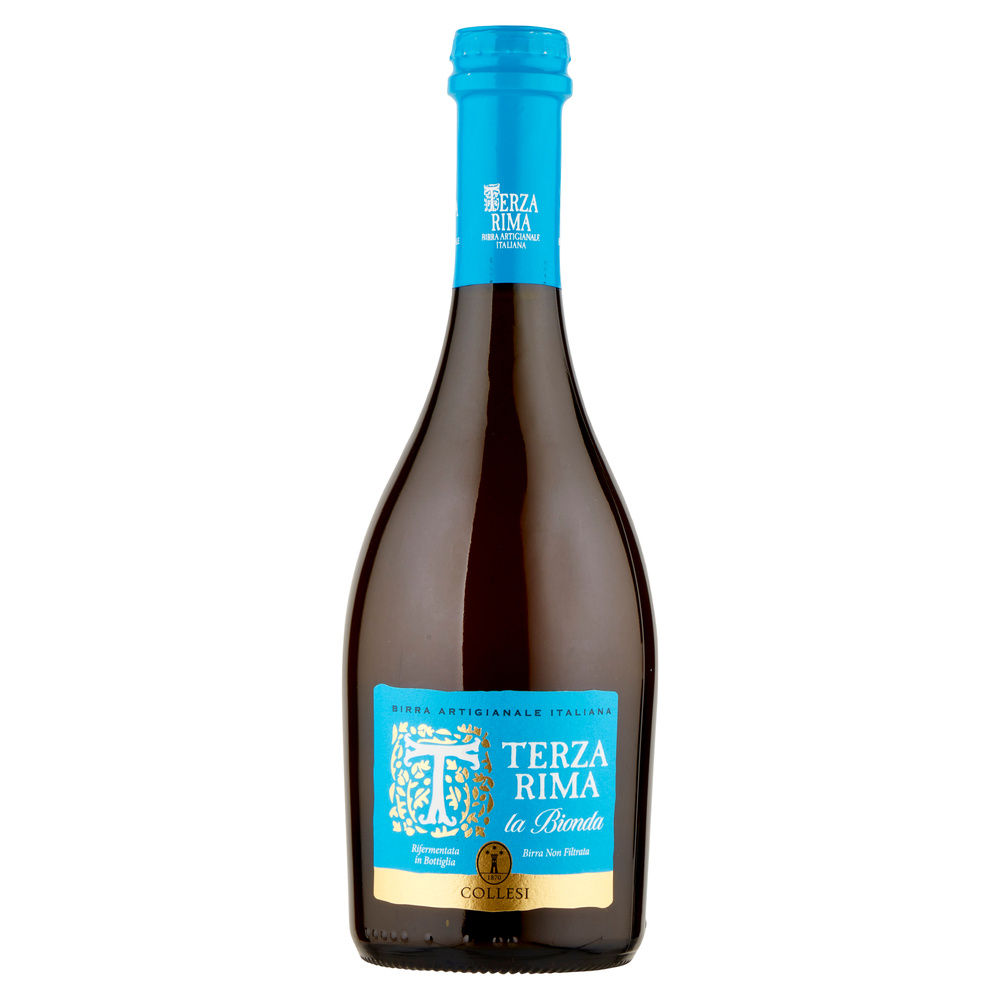 BIRRA BIONDA COLLESI TERZA RIMA 5 GRADI BOTTIGLIA ML 500 - 1