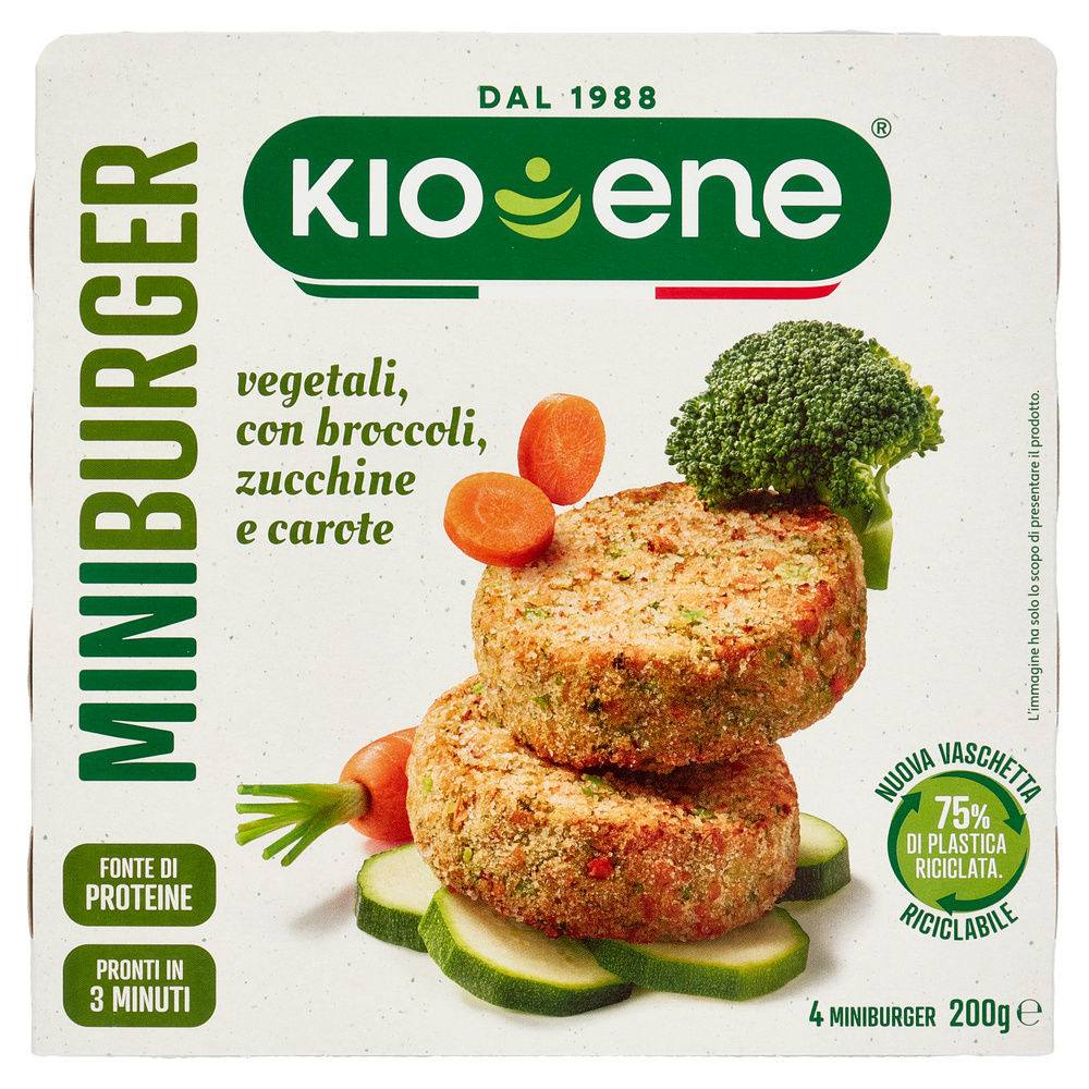 MINI BURGER BROCCOLI CAROTE E ZUCCHINE KIOENE G 200 - 6