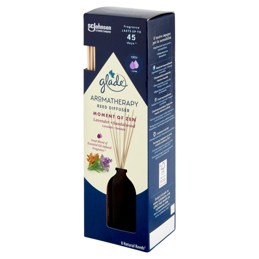 DEODORANTE DIFFUSORE BASTONCINI GLADE AROMATHERAPY MOMENT OF ZEN ML 80 - 2