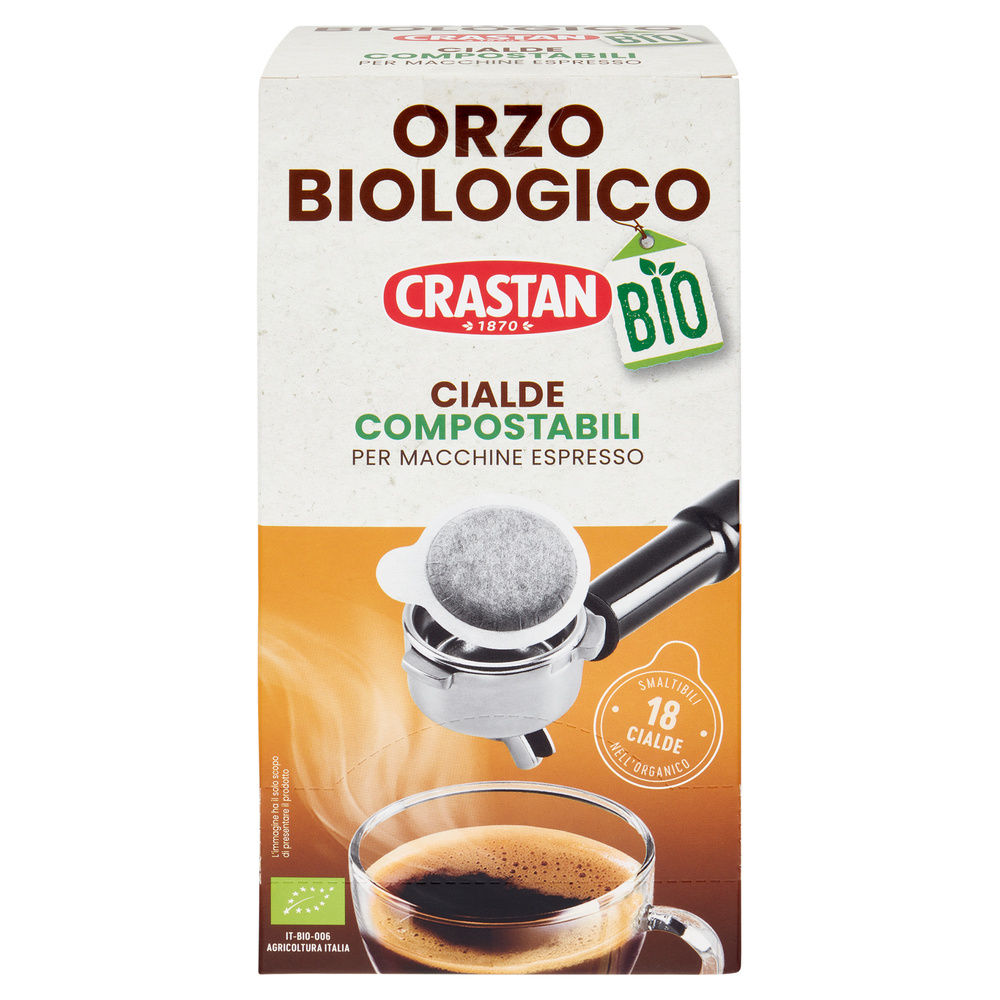 CIALDE ESE ESPRESSO - ORZO BIOLOGICO - CRASTAN 18PZ G108 - 8