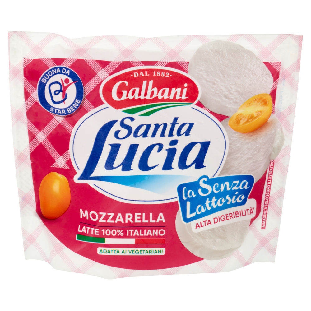 MOZZARELLA SENZA LATTOSIO GALBANI SANTA LUCIA VS G 190 SGOCC. G 100 - 8