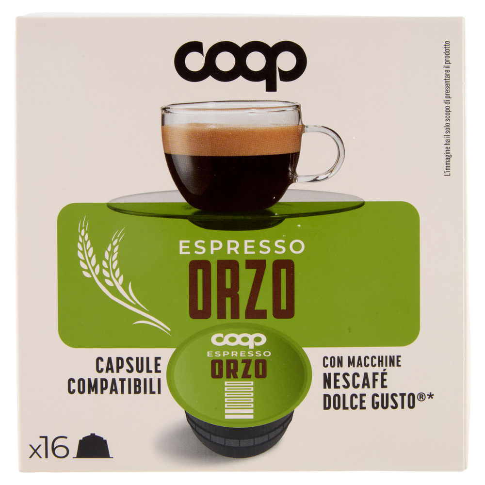 CAPSULE COMPATIBILI DOLCE GUSTO COOP MISCELA ORZO PZ 16X2G ASTUCCIO G 32 - 5