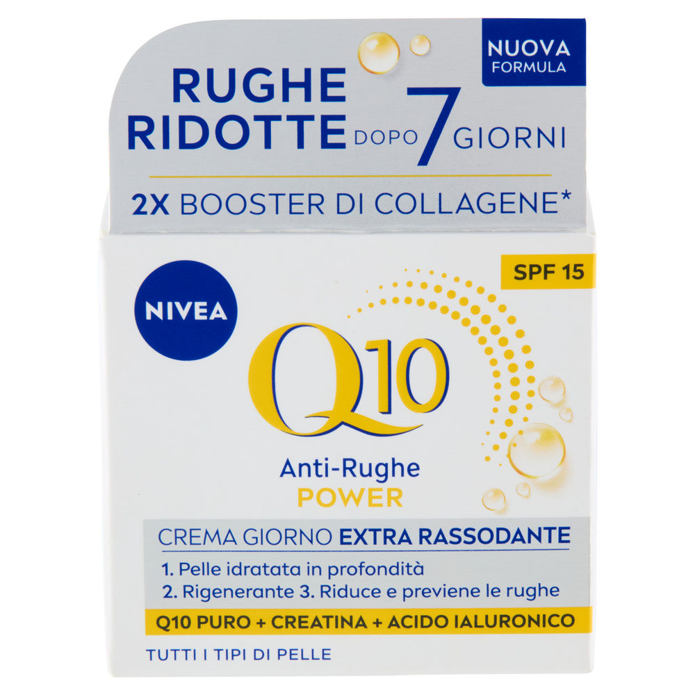 CREMA VISO NIVEA Q10 POWER ANTIRUGHE GIORNO SPF15 ML 50 - 7