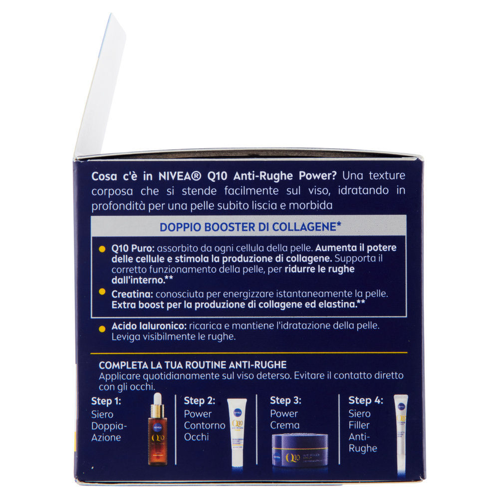 CREMA VISO NIVEA Q10 POWER ANTIRUGHE NOTTE ML 50 - 3
