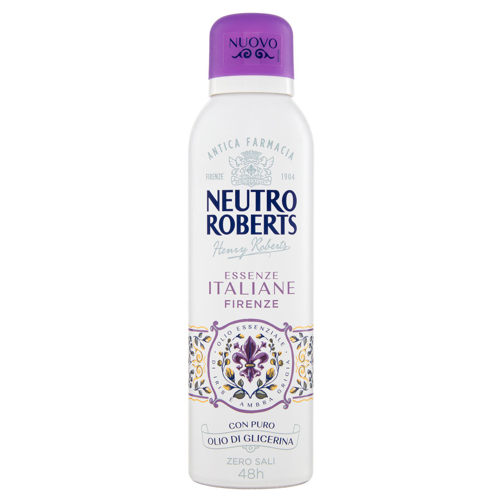 DEODORANTE SPRAY NEUTRO ROBERTS ESSENZE ITALIANE FIRENZE ML 200 - 0