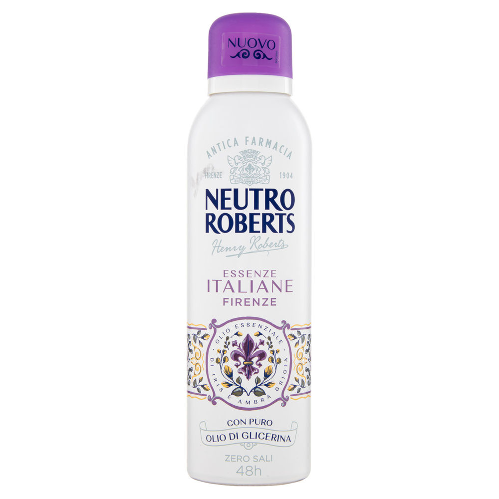 DEODORANTE SPRAY NEUTRO ROBERTS ESSENZE ITALIANE FIRENZE ML 200 - 6