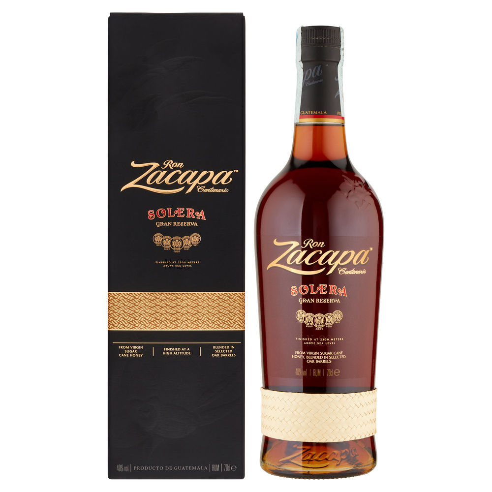 Rhum zacapa solera 40 gradi gran reserva ml 700