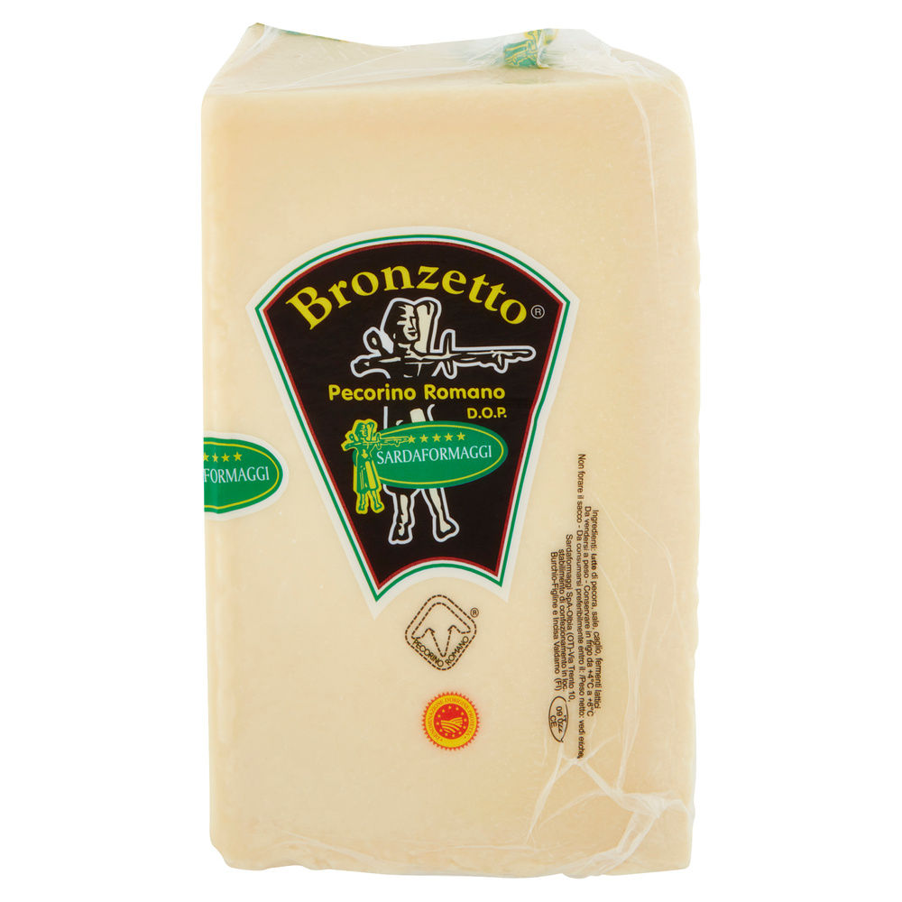 PECORINO ROMANO DOP BRONZETTO SARDAFORMAGGI 1/4 6 KG CA - 6