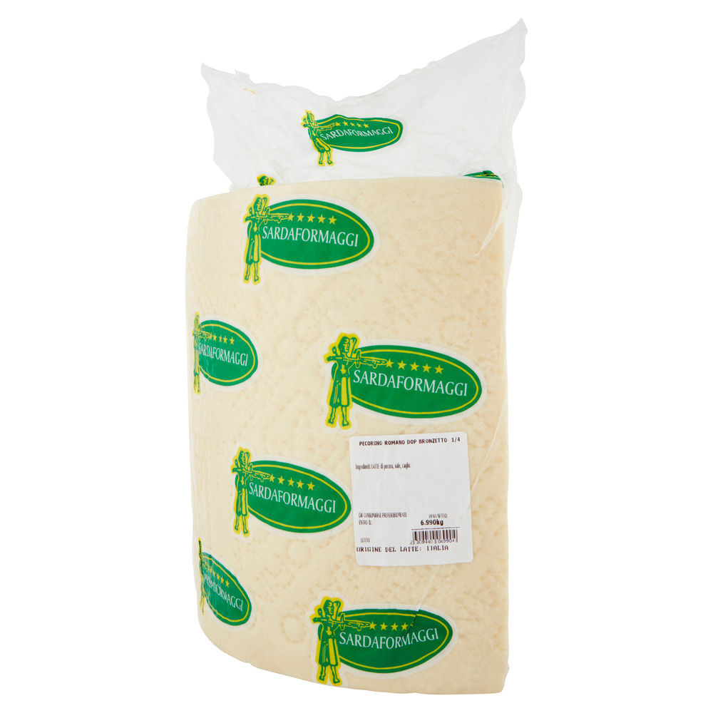 PECORINO ROMANO DOP BRONZETTO SARDAFORMAGGI 1/4 6 KG CA - 2