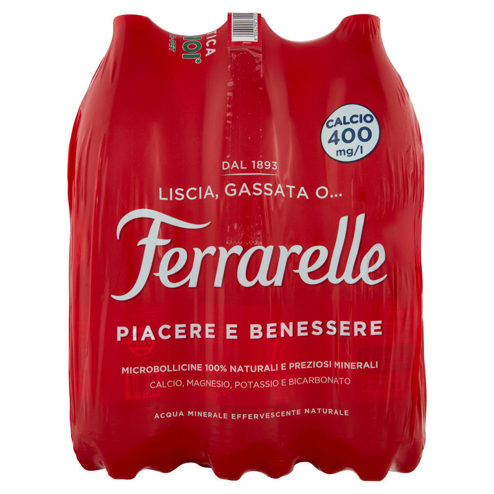 ACQUA MINERALE NATURALE FERRARELLE CLUSTER L 1,5 X 6 - 3