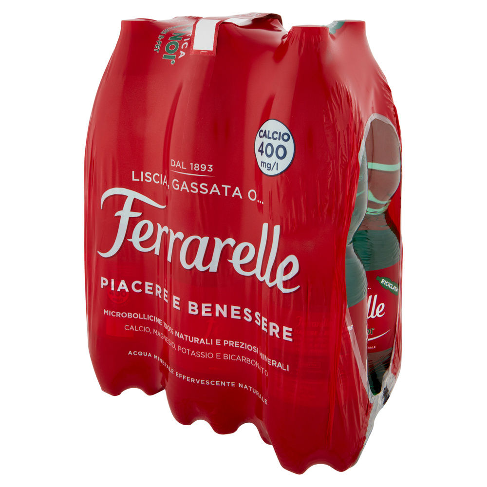 ACQUA MINERALE NATURALE FERRARELLE CLUSTER L 1,5 X 6 - 8