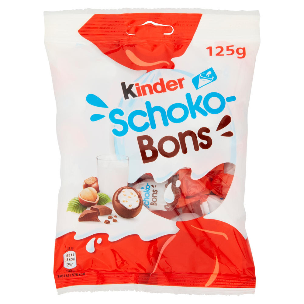 OVETTI DI CIOCCOLATO KINDER SCHOKO BONS  BUSTA G 125 - 2