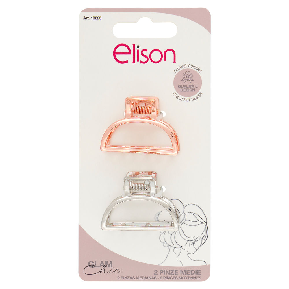 PINZE MEDIE METAL GLAM ELISON PZ. 2 - 0