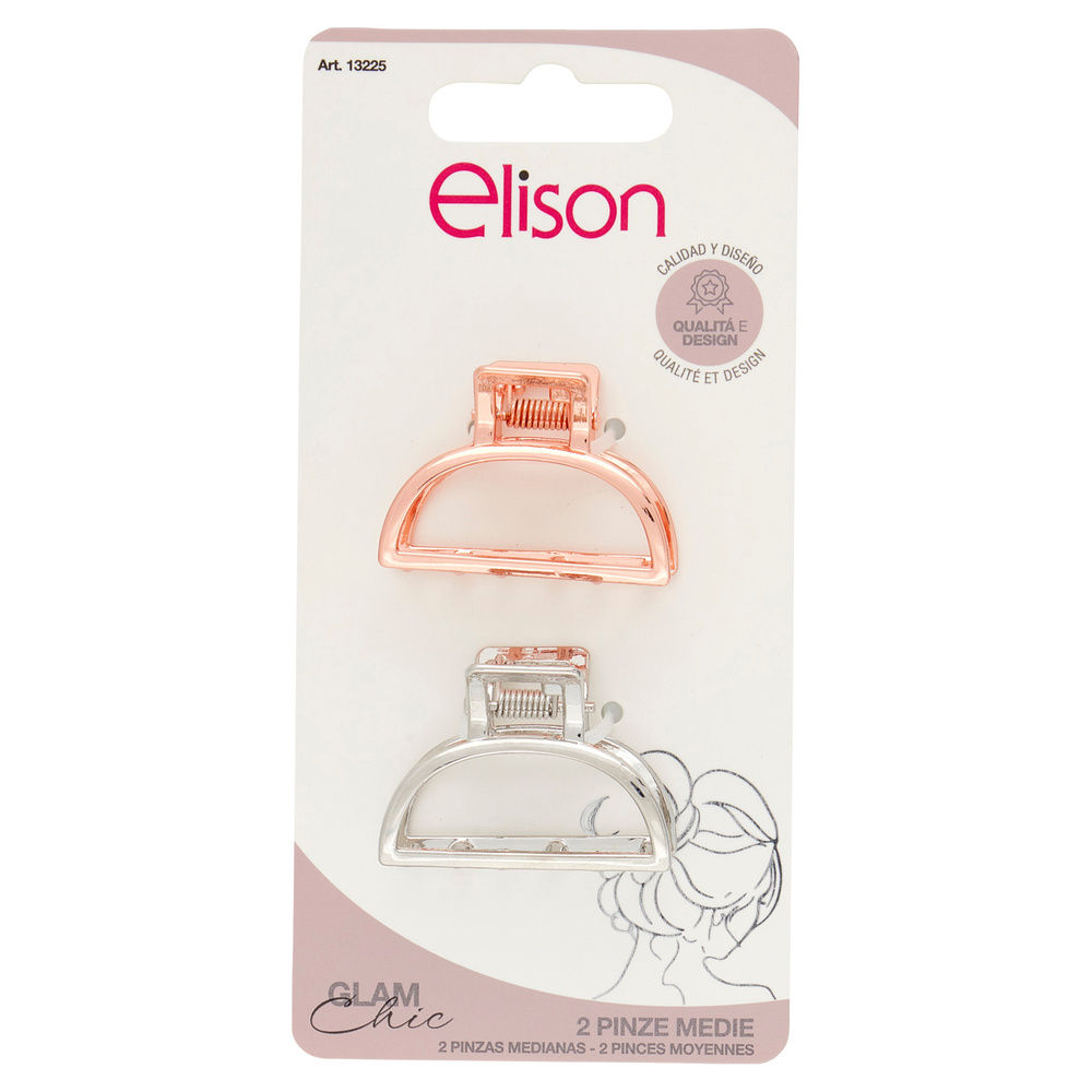 PINZE MEDIE METAL GLAM ELISON PZ. 2 - 6