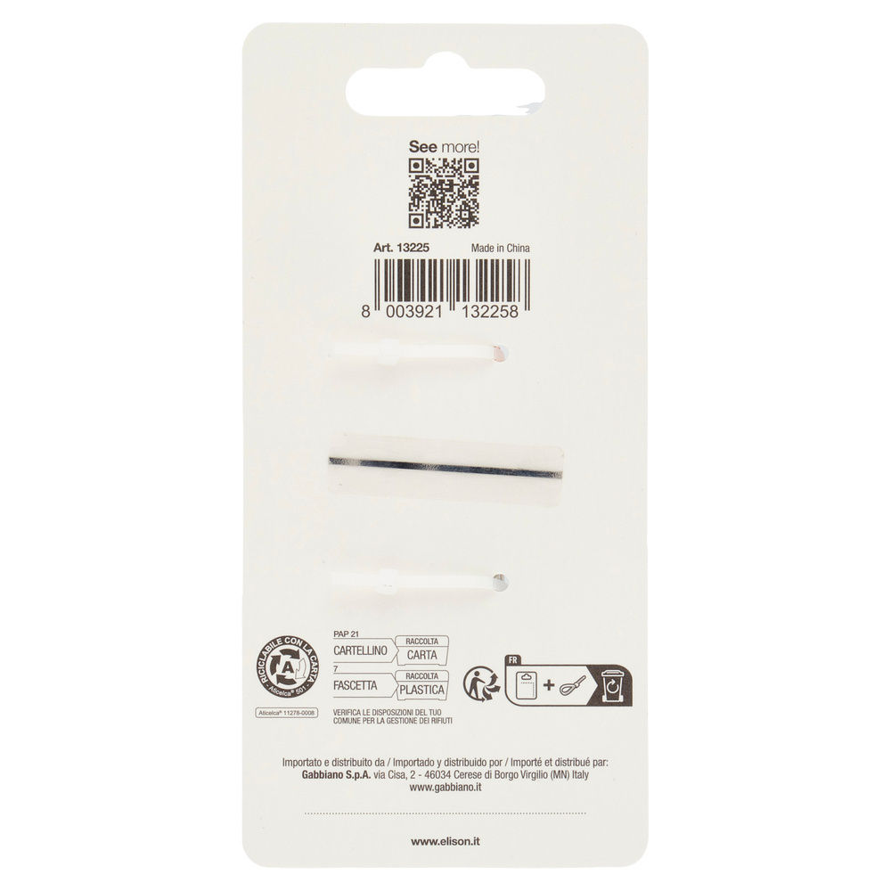 PINZE MEDIE METAL GLAM ELISON PZ. 2 - 4