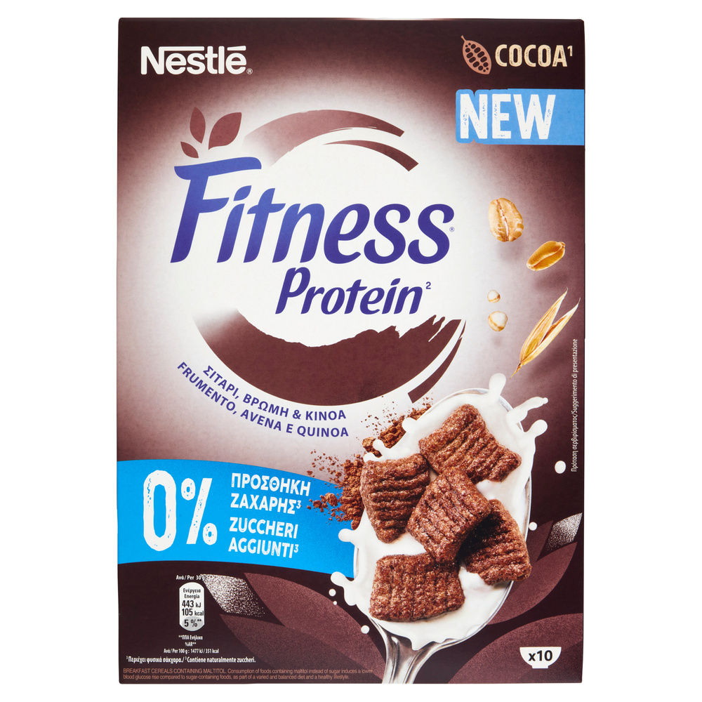 CEREALI FITNESS CACAO PROTEIN NESTLE' SCATOLA G 310 - 6