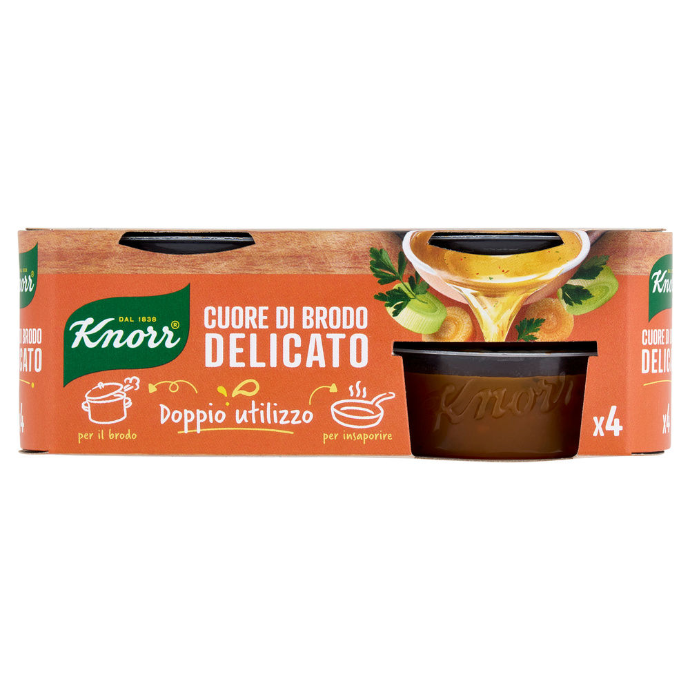 CUORE DI BRODO DELICATO KNORR G 28X4 - 0