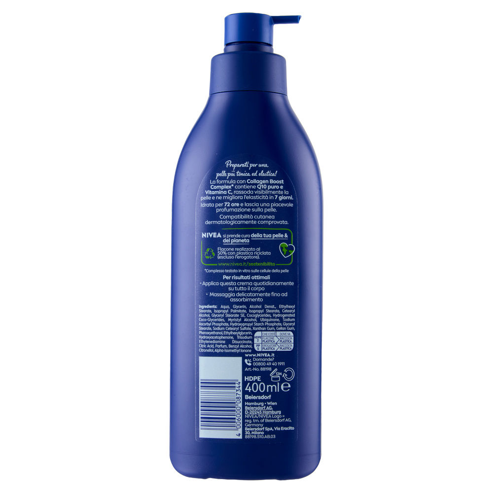 CREMA CORPO NIVEA BODY FLUIDA NUTRIENTE RASSODANTE Q10 ML 400 - 4