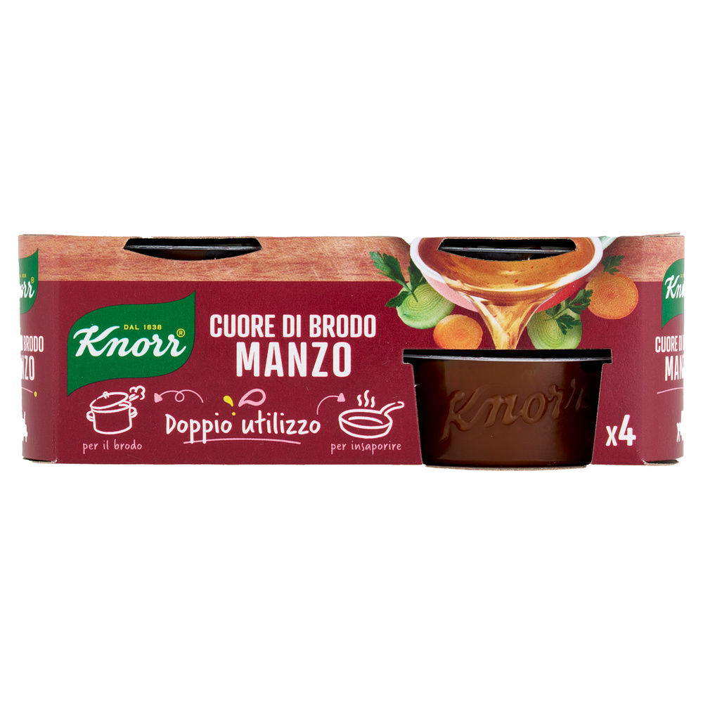 CUORE DI BRODO MANZO KNORR G 28X4 - 6