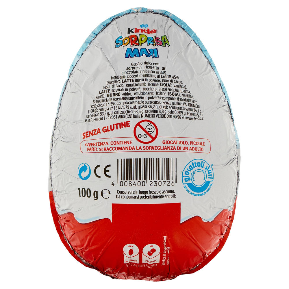 OVETTO KINDER SORPRESA MAXI G 100 - 1
