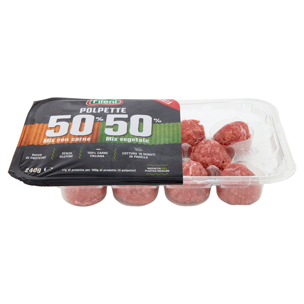 POLPETTE 50% 50% MIX CARNE E MIX VEGETALE ATP G 240 FILENI - 7