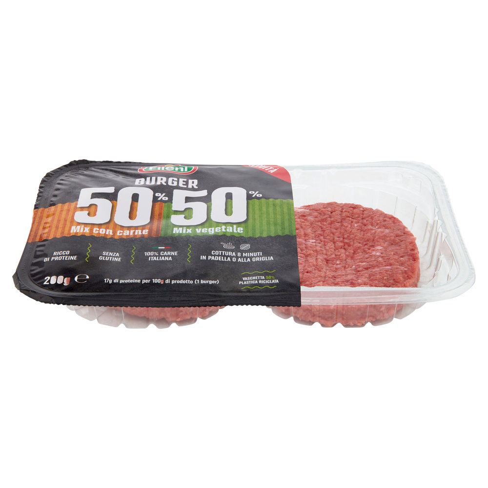 BURGER 50% 50% MIX CARNE E MIX VEGETALE ATP G 200 FILENI - 7