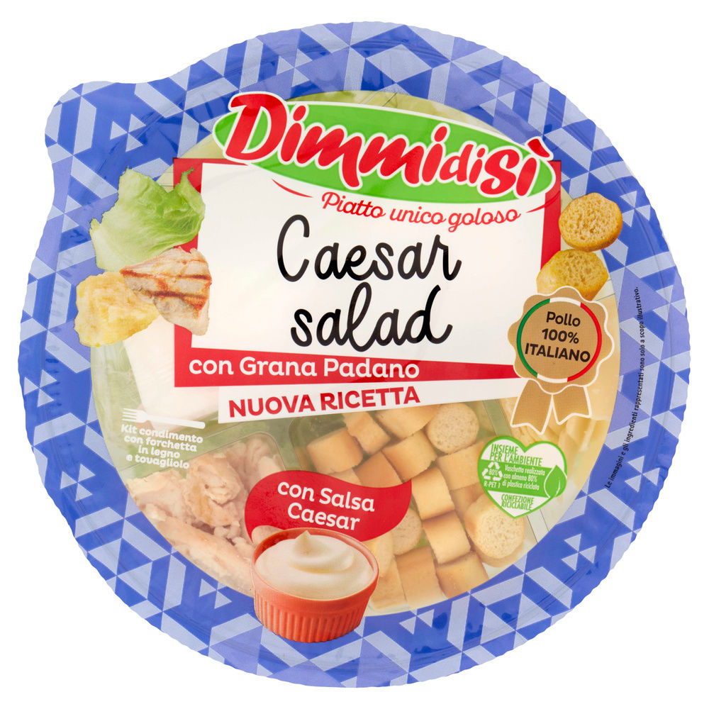 PIATTO UNICO GOLOSO CAESAR G.PADANO, POLLO, CROSTINI DIMMIDISI' CIOT G 180 - 6