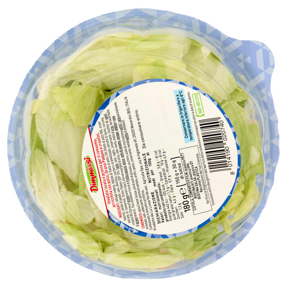 PIATTO UNICO GOLOSO CAESAR G.PADANO, POLLO, CROSTINI DIMMIDISI' CIOT G 180 - 4