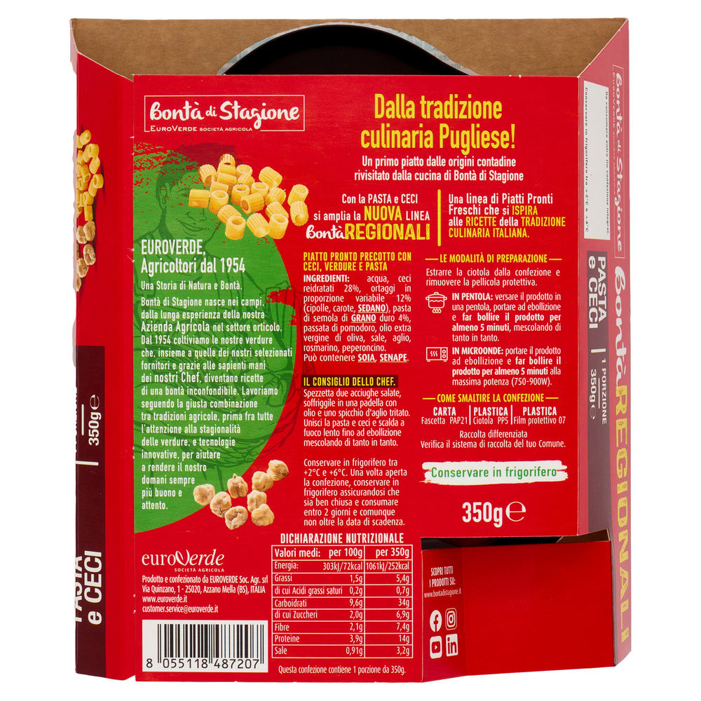 PASTA E CECI BONTA' DI STAGIONE CIOTOLA G 350 - 2