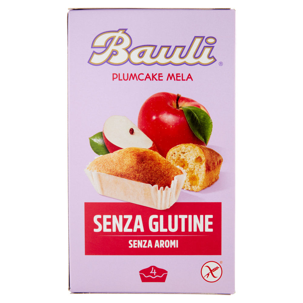 Plumcake "senza" bauli s/glutine mela g 132