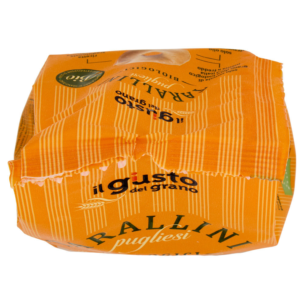 TARALLINI PUGLIESI BIOLOGICI DI SEMOLA DI GRANO DURO LIBERA TERRA G 250 - 2