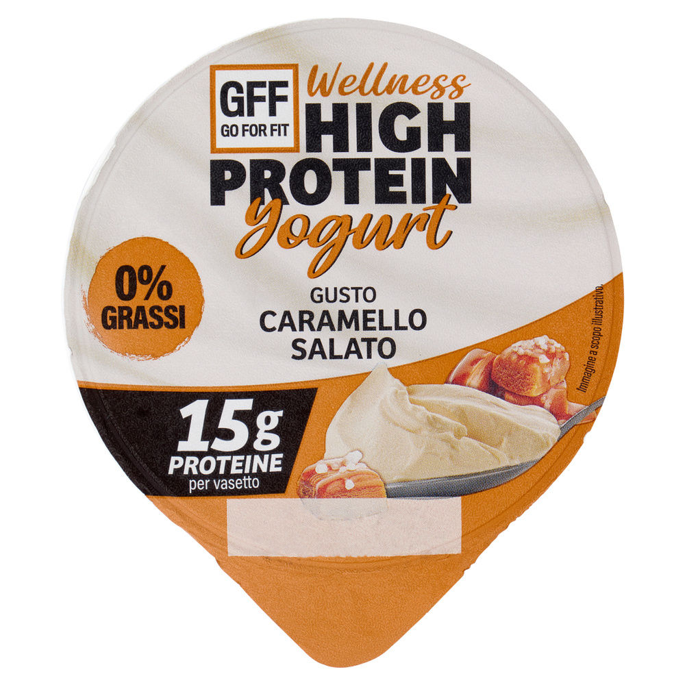 YOGURT CARAMELLO SALATO 0% SENZA LATTOSIO HIGH PROTEIN GO FOR FIT G 160 - 0