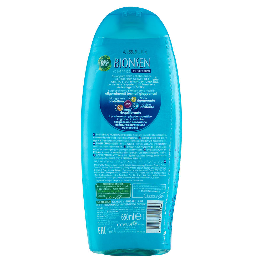 BAGNOSCHIUMA BIONSEN DERMO PROTETTIVO ML 650 - 4