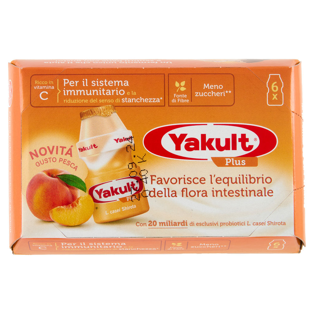 BEVANDA PROBIOTICA ALLA PESCA YAKULT PLUS 6X65 ML - 2