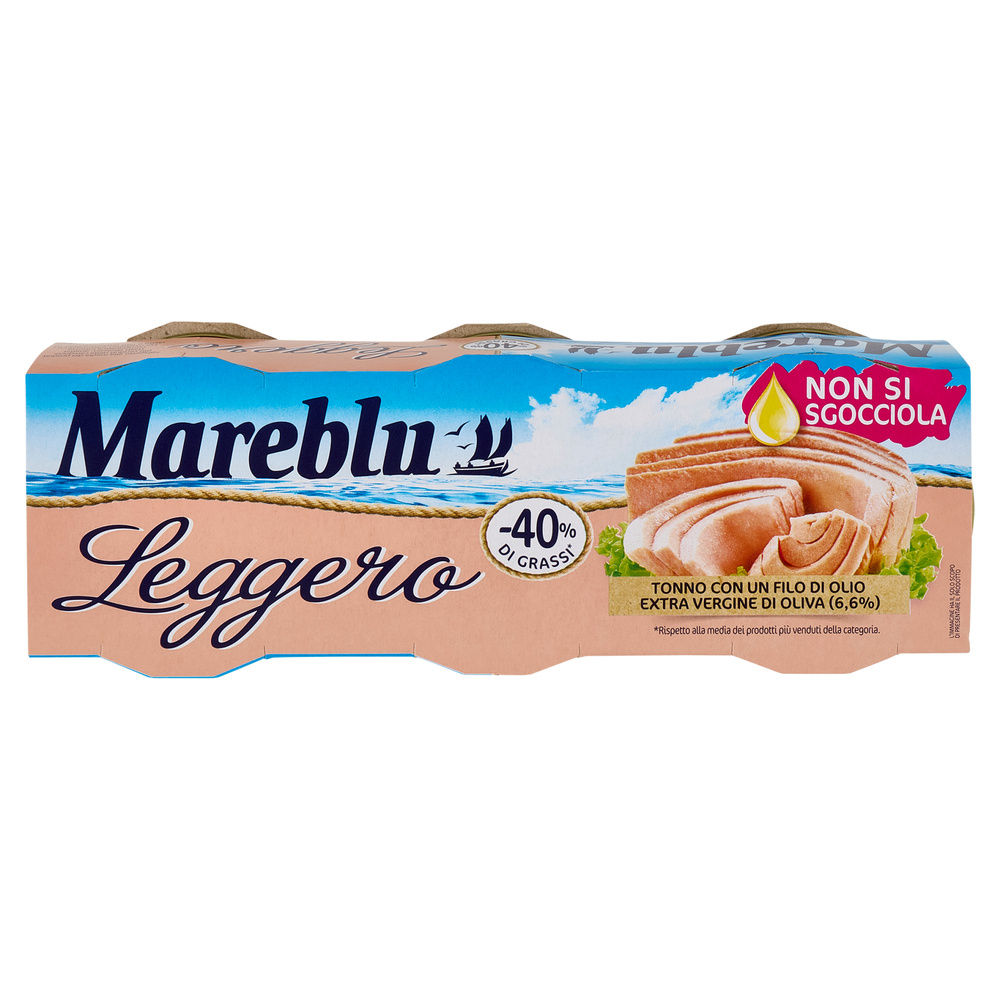 TONNO IN OLIO EVO MAREBLU  LEGGERO G 60X3 - 1