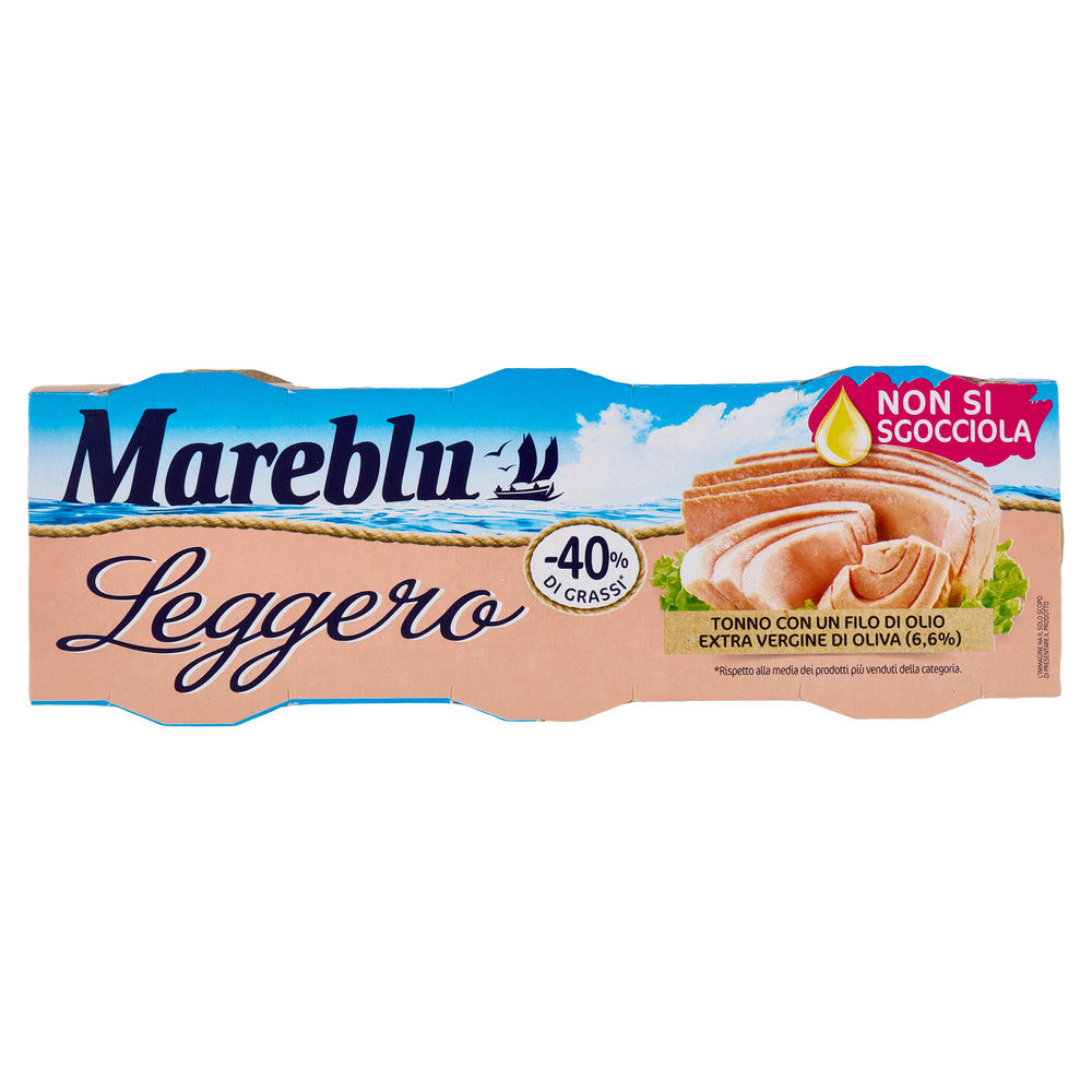 TONNO IN OLIO EVO MAREBLU  LEGGERO G 60X3 - 2
