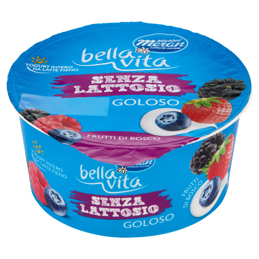 YOGURT BELLA VITA FREE S/L GOLOSO MERANO  FRUTTI DI BOSCO G 150 - 1