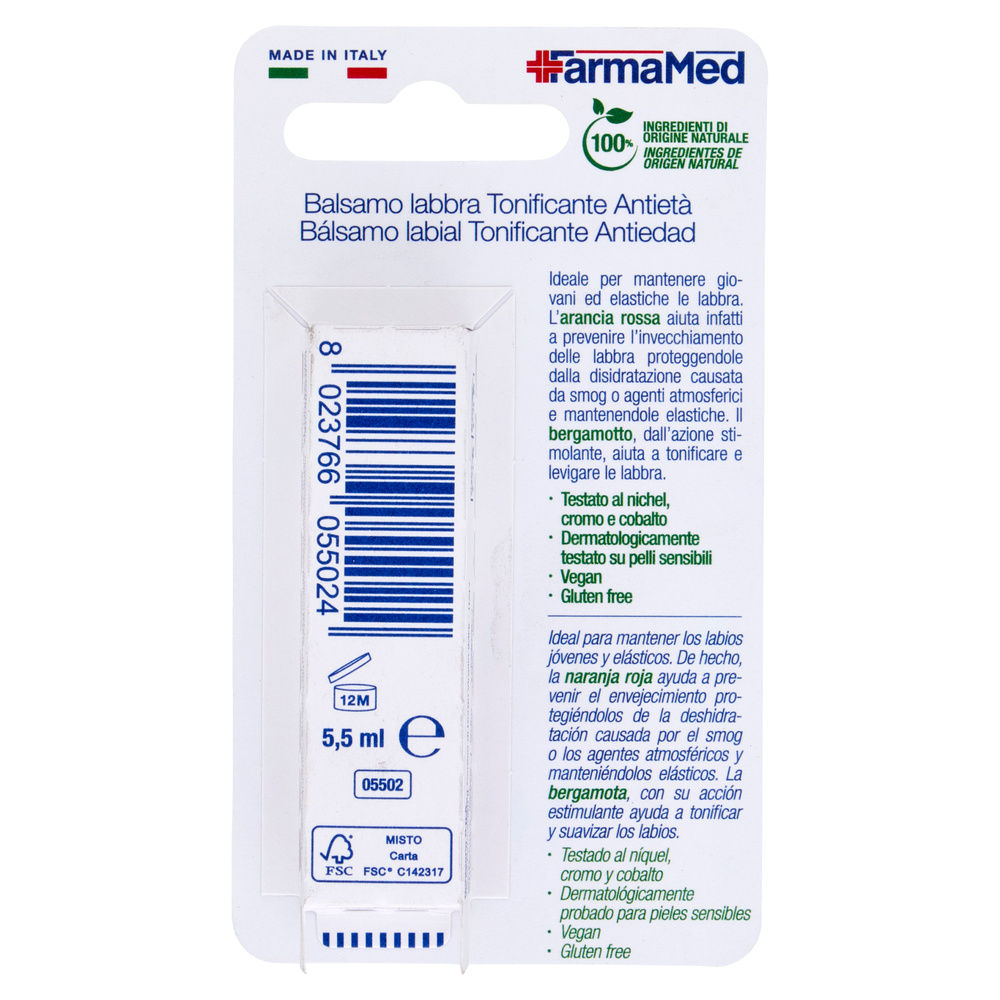 BALSAMO LABBRA FARMAMED TONIFICANTE ANTIETA' ML 5,5 PZ.1 - 3