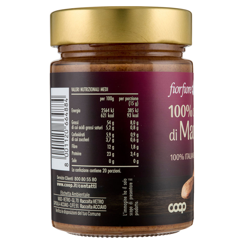 CREMA 100% DI MANDORLE ITALIANE FIORE FIORE COOP VS G 300 - 3