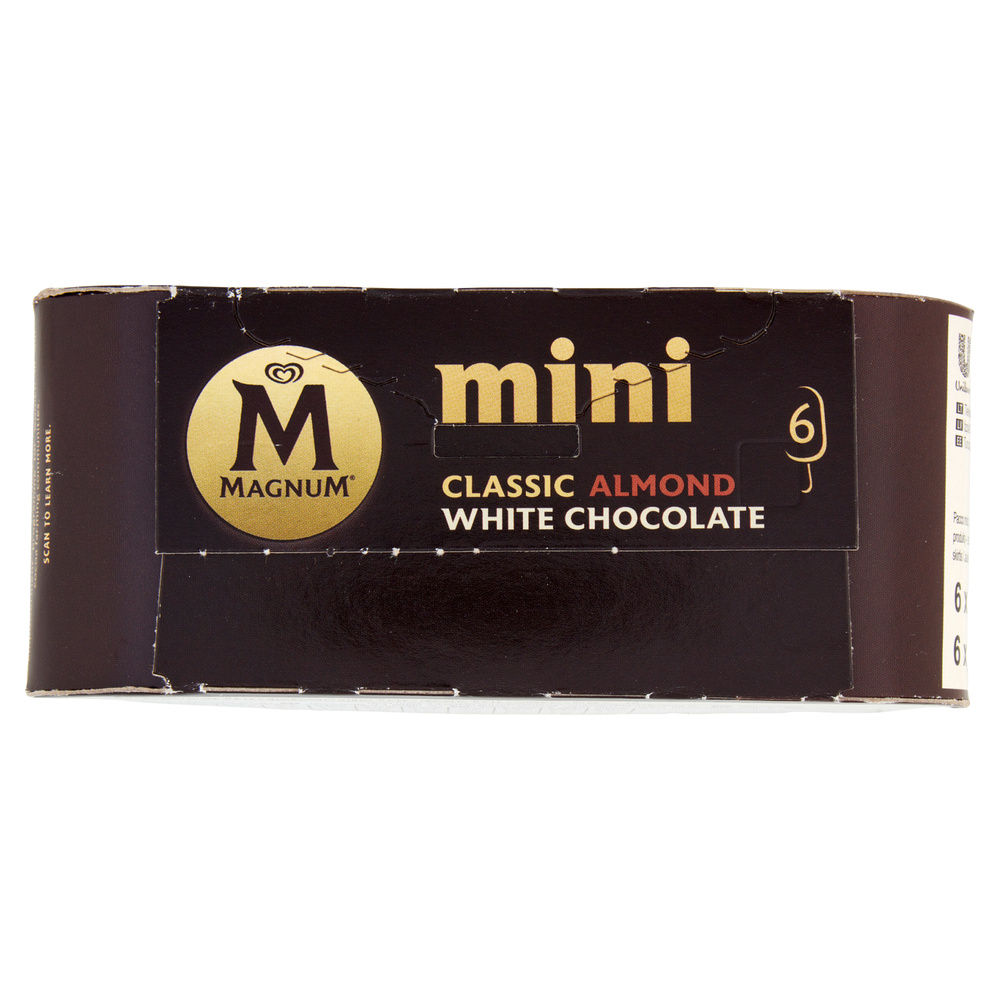 MAGNUM MINI CLASSIC ALMOND WHITE ALGIDA SCATOLA PZ.6 G 254 - 7